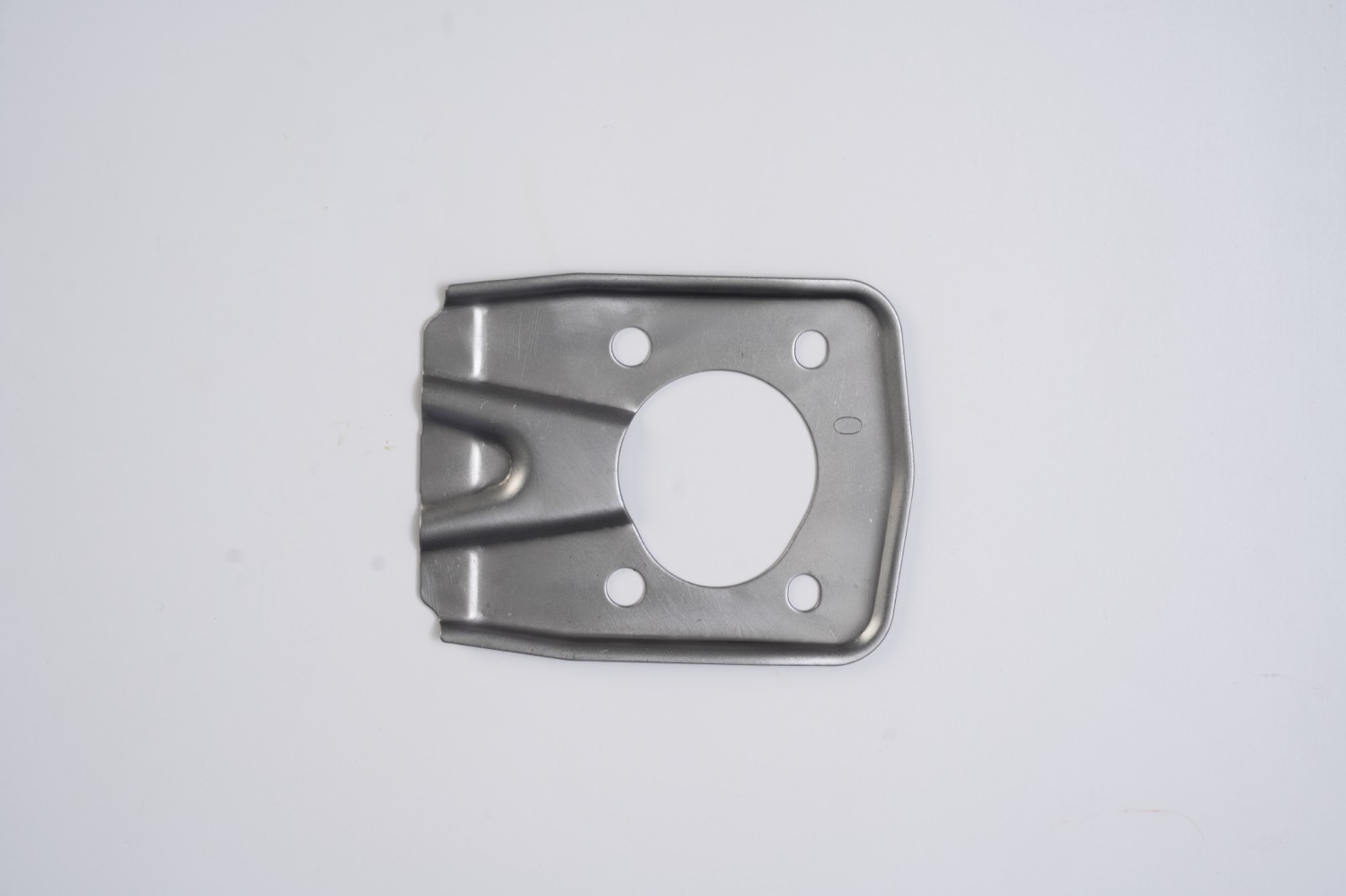 Flanged stamped mounting plate from an alternate angle