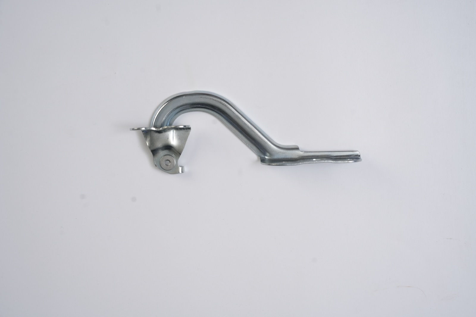 Zinc-plated hood hinge arm with pivot bracket
