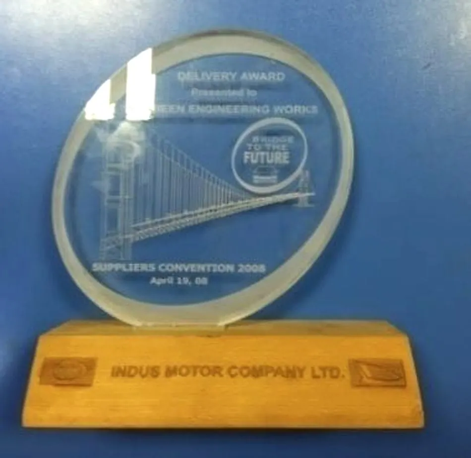 Delivery Award, Indus Motor Company Ltd., Suppliers Convention